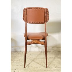 SET 6 SEDIA DESIGN ANNI 60 LEGNO SKY Cantù CHAIR VINTAGE MADE IN ITALY