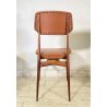 SET 6 SEDIA DESIGN ANNI 60 LEGNO SKY Cantù CHAIR VINTAGE MADE IN ITALY