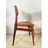 SET 6 SEDIA DESIGN ANNI 60 LEGNO SKY Cantù CHAIR VINTAGE MADE IN ITALY