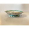 PIATTO DECORATIVO ALZATINA Famille Rose MOTIVO FARFALLE PEONIE CHINA XIX  ø17 cm