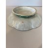 PIATTO DECORATIVO ALZATINA Famille Rose MOTIVO FARFALLE PEONIE CHINA XIX  ø17 cm