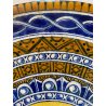 GRANDE ANTICO PIATTO PARATA MAIOLICA RITRATTO FEMMINILE "Bella" DERUTA  ø 44 cm