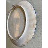 GRANDE ANTICO PIATTO PARATA MAIOLICA RITRATTO FEMMINILE "Bella" DERUTA  ø 44 cm