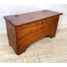 ANTICA PICCOLA CASSAPANCA legno PIOPPO 97 cm epoca 1800 OLD WOOD CHEST FORMELLA