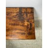 ANTICA PICCOLA CASSAPANCA legno PIOPPO 97 cm epoca 1800 OLD WOOD CHEST FORMELLA