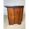 ANTICA PICCOLA CASSAPANCA legno PIOPPO 97 cm epoca 1800 OLD WOOD CHEST FORMELLA