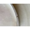 ANTICO PIATTO PARATA TERRACOTTA SMALTATA MAIOLICA "SCA" DECORO GROTTESCHE ø 47cm