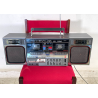 RADIO VINTAGE SHARP GF-800 1980 BOOMBOX SPEAKER AUTOPARLANTE LETTORI CASSETTE