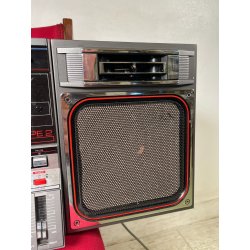 RADIO VINTAGE SHARP GF-800 1980 BOOMBOX SPEAKER AUTOPARLANTE LETTORI CASSETTE
