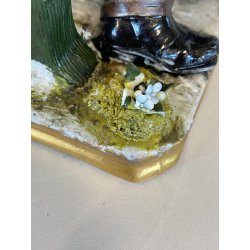 SCULTURA PORCELLANA Capodimonte "Fornili" VAGABONDI "Amici per sempre"  '60/'70