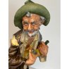 SCULTURA PORCELLANA Capodimonte "Fornili" VAGABONDI "Amici per sempre"  '60/'70