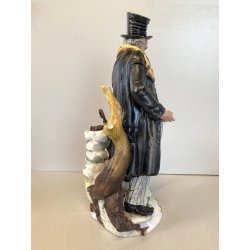 CERAMICA CAPODIMONTE VINTAGE  Fornili Sparta PORCELLANA BISCUIT MUSICISTA  '70