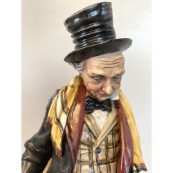 CERAMICA CAPODIMONTE VINTAGE  Fornili Sparta PORCELLANA BISCUIT MUSICISTA  '70