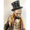 CERAMICA CAPODIMONTE VINTAGE  Fornili Sparta PORCELLANA BISCUIT MUSICISTA  '70