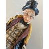 CERAMICA CAPODIMONTE VINTAGE  Fornili Sparta PORCELLANA BISCUIT MUSICISTA  '70