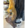 CERAMICA CAPODIMONTE VINTAGE  Fornili Sparta PORCELLANA BISCUIT MUSICISTA  '70