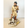 RARA CERAMICA CAPODIMONTE MAESTRO Volta "Buon Cuore" PORCELLANA BISCUIT '90