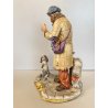 RARA CERAMICA CAPODIMONTE MAESTRO Volta "Buon Cuore" PORCELLANA BISCUIT '90