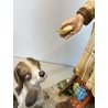 RARA CERAMICA CAPODIMONTE MAESTRO Volta "Buon Cuore" PORCELLANA BISCUIT '90