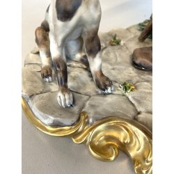 RARA CERAMICA CAPODIMONTE MAESTRO Volta "Buon Cuore" PORCELLANA BISCUIT '90