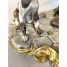 RARA CERAMICA CAPODIMONTE MAESTRO Volta "Buon Cuore" PORCELLANA BISCUIT '90