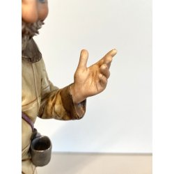 RARA CERAMICA CAPODIMONTE MAESTRO Volta "Buon Cuore" PORCELLANA BISCUIT '90