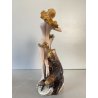 CERAMICA CAPODIMONTE Fornili "Musa o Scultrice" PORCELLANA BISCUIT VINTAGE '70
