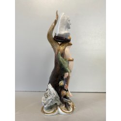 CERAMICA CAPODIMONTE Fornili "Musa o Scultrice" PORCELLANA BISCUIT VINTAGE '70
