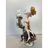 CERAMICA CAPODIMONTE Fornili "Musa o Scultrice" PORCELLANA BISCUIT VINTAGE '70