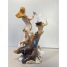 CERAMICA CAPODIMONTE Fornili "Musa o Scultrice" PORCELLANA BISCUIT VINTAGE '70