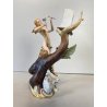 CERAMICA CAPODIMONTE Fornili "Musa o Scultrice" PORCELLANA BISCUIT VINTAGE '70