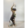 CERAMICA CAPODIMONTE Fornili "Musa o Scultrice" PORCELLANA BISCUIT VINTAGE '70