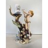 CERAMICA CAPODIMONTE Fornili "Musa o Scultrice" PORCELLANA BISCUIT VINTAGE '70