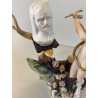 CERAMICA CAPODIMONTE Fornili "Musa o Scultrice" PORCELLANA BISCUIT VINTAGE '70