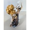 CERAMICA CAPODIMONTE Fornili "Musa o Scultrice" PORCELLANA BISCUIT VINTAGE '70