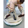 SCULTURA CERAMICA VINTAGE COPPIA BALLERINI TIROLESI BAVARESI DANZA BALLO '40/'50