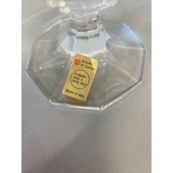 SET 6 COPPA CALICE VINO CRISTALLO MOLATO "Orly" Arnolfo di Cambio  11 cm/h