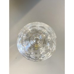 SET 6 COPPA CALICE VINO CRISTALLO MOLATO "Orly" Arnolfo di Cambio 11 cm/h