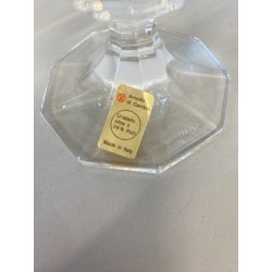 SET 6 COPPA CALICE VINO CRISTALLO MOLATO "Orly" Arnolfo di Cambio 11 cm/h
