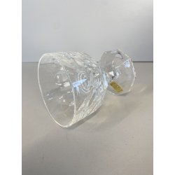 SET 6 COPPA CALICE VINO CRISTALLO MOLATO "Orly" Arnolfo di Cambio 11 cm/h