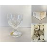 SET 6 COPPA CALICE VINO CRISTALLO MOLATO "Orly" Arnolfo di Cambio 11 cm/h