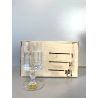 SET 6 CALICI CRISTALLO Arnolfo Di Cambio TAGLIO 1000 Mod FIRENZE - 14,6 cm/h