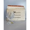 SET 6 COPPA CALICE VINO CRISTALLO MOLATO "Orly" Arnolfo di Cambio 11 cm/h