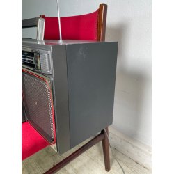 RADIO VINTAGE SHARP GF-800 1980 BOOMBOX SPEAKER AUTOPARLANTE LETTORI CASSETTE