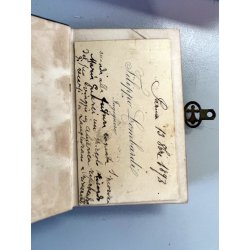 antico LIBRO PREGHIERE con COFANETTO TECA custodia VITTORIANO messale epoca 1878