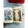 antico LIBRO PREGHIERE con COFANETTO TECA custodia VITTORIANO messale epoca 1878