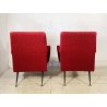 COPPIA POLTRONA ATTR. Gigi Radice DESIGN 1970 ARMCHAIR LEGNO DIVANO ITALY