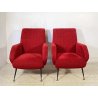 COPPIA POLTRONA ATTR. Gigi Radice DESIGN 1970 ARMCHAIR LEGNO DIVANO ITALY