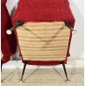 COPPIA POLTRONA ATTR. Gigi Radice DESIGN 1970 ARMCHAIR LEGNO DIVANO ITALY