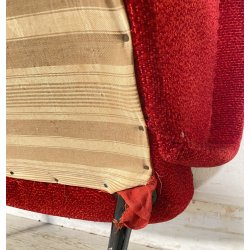 COPPIA POLTRONA ATTR. Gigi Radice DESIGN 1970 ARMCHAIR LEGNO DIVANO ITALY